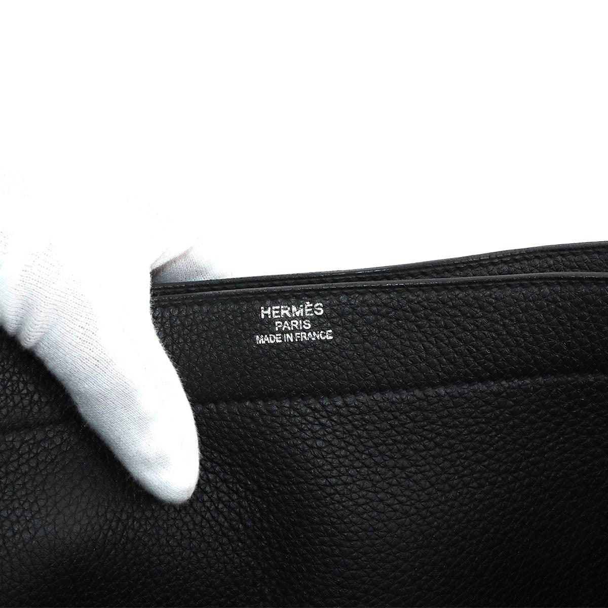 Luxury Promise Japan HERMES Sack A Depeche 41 Briefcase Business Bag Togo Black 90290810