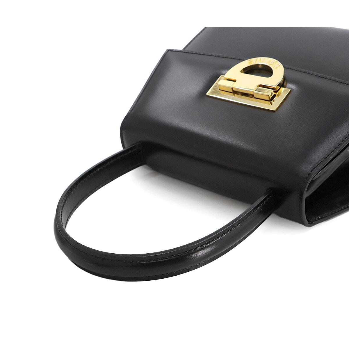 Luxury Promise Japan CELINE Hand Shoulder Bag Leather Black Vintage Purse 90272674