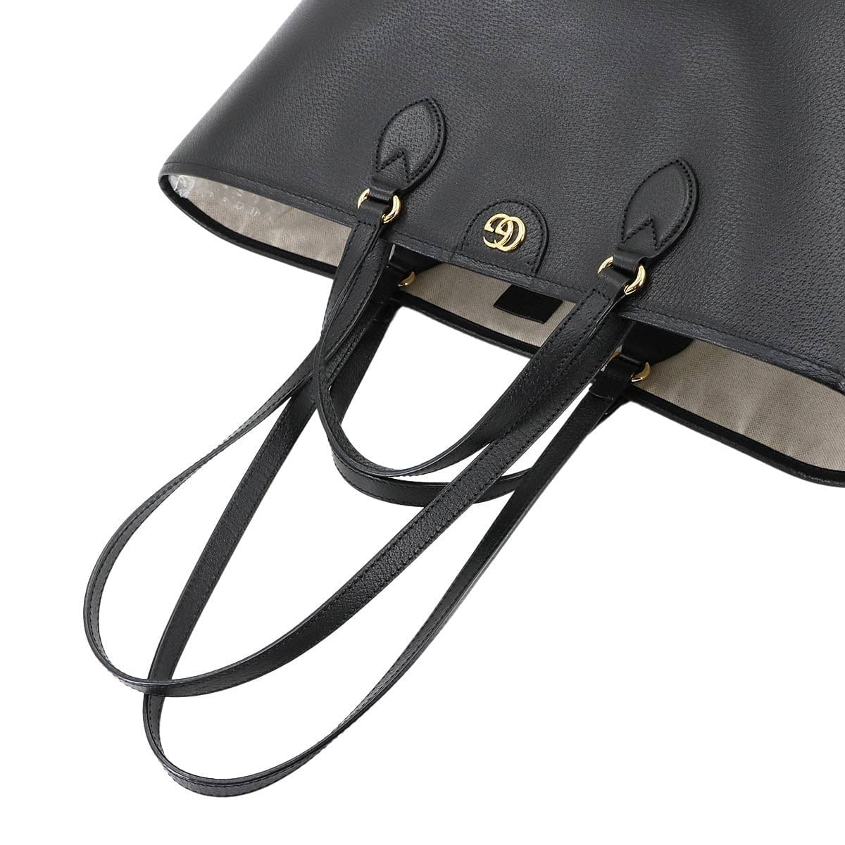 Luxury Promise Japan GUCCI Ophidia Medium Tote Shoulder Bag Leather Black 778958 Purse 90300581