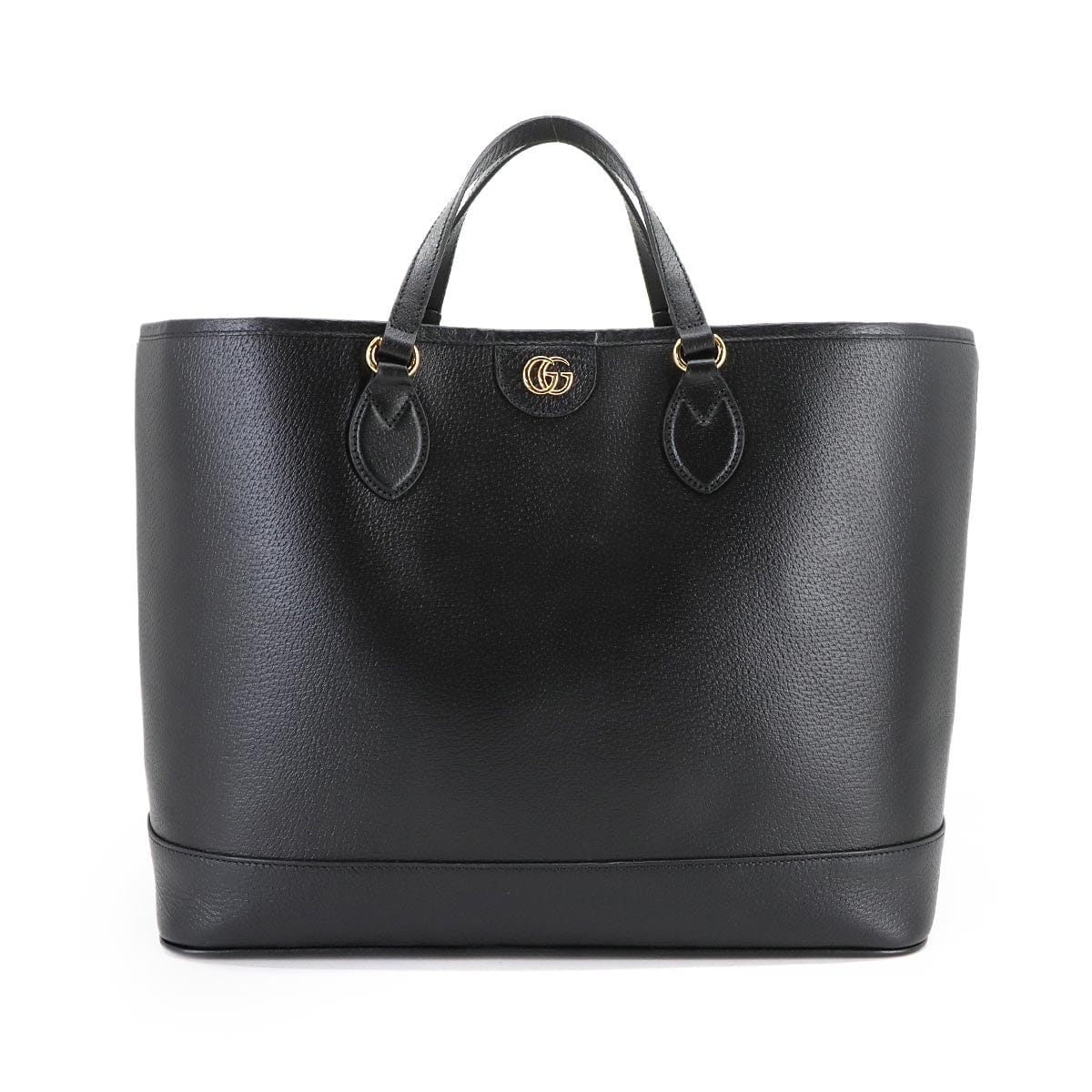 Luxury Promise Japan GUCCI Ophidia Medium Tote Shoulder Bag Leather Black 778958 Purse 90300581