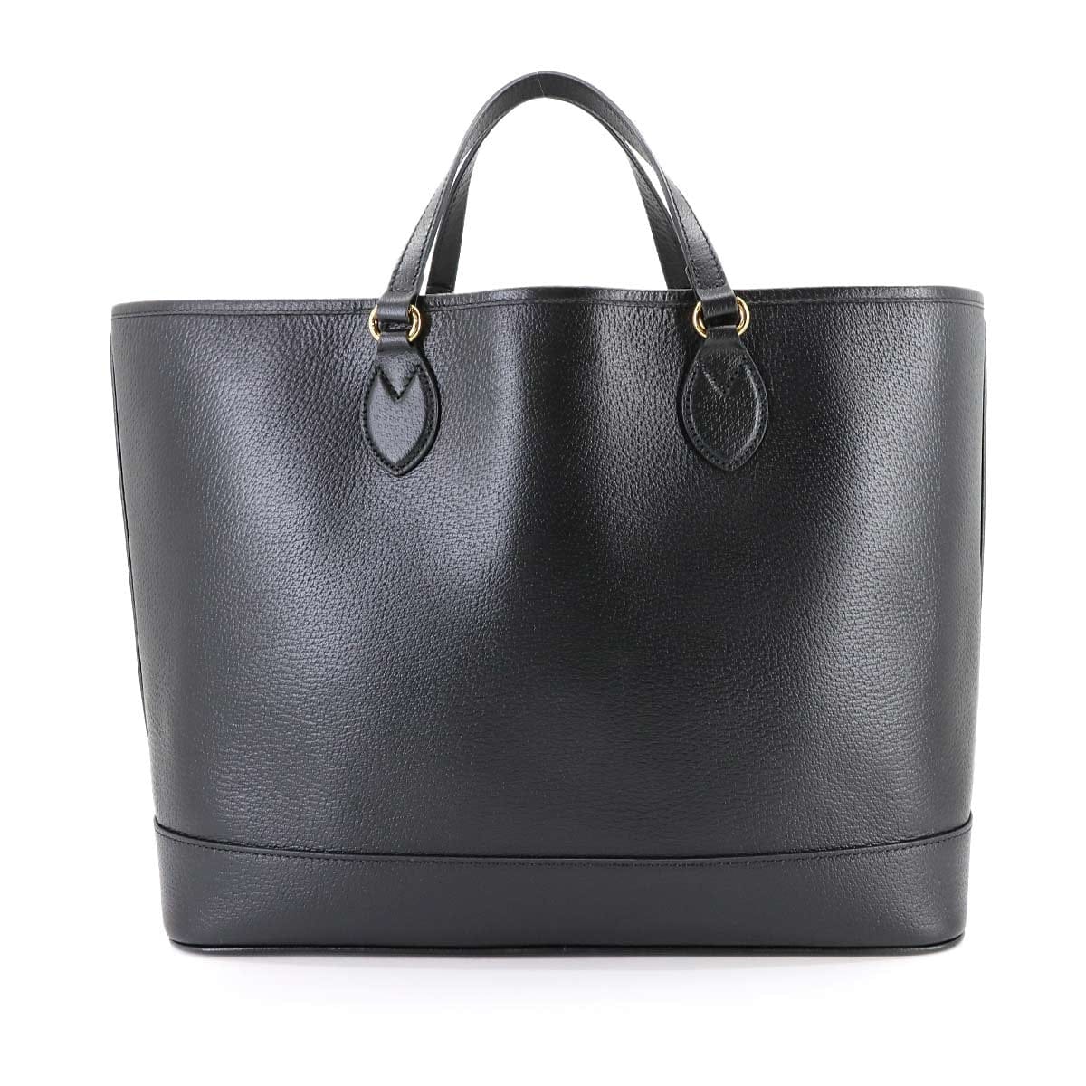 Luxury Promise Japan GUCCI Ophidia Medium Tote Shoulder Bag Leather Black 778958 Purse 90300581