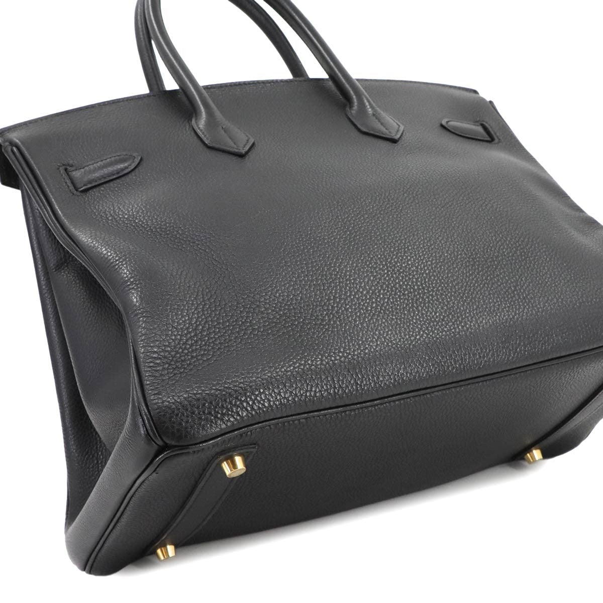 Luxury Promise Japan HERMES Birkin 35 Togo Black Hand Bag Purse 90300300