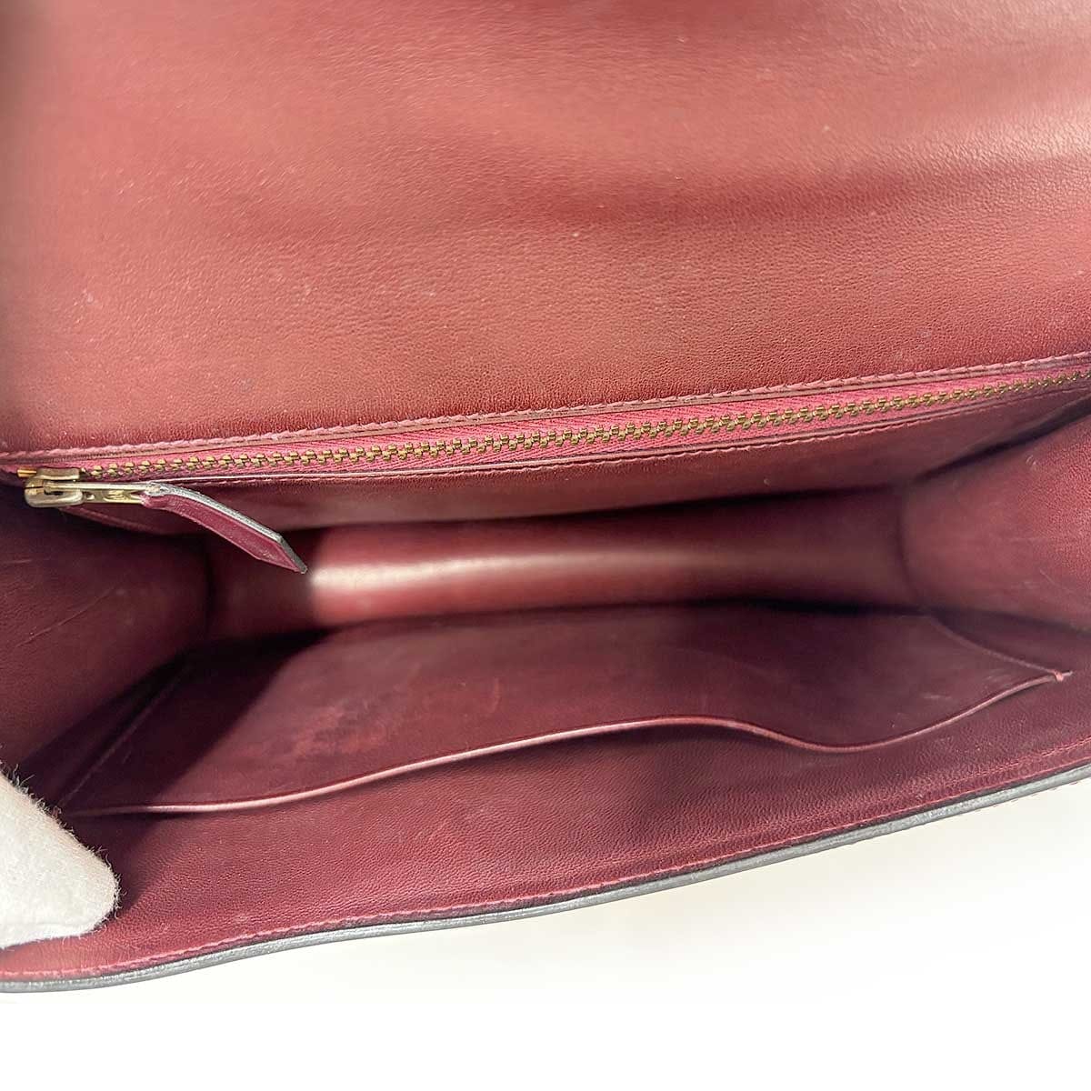 Luxury Promise Japan HERMES Constance 23 Shoulder Bag Box Calf Toile H Beige Rouge H 90315400