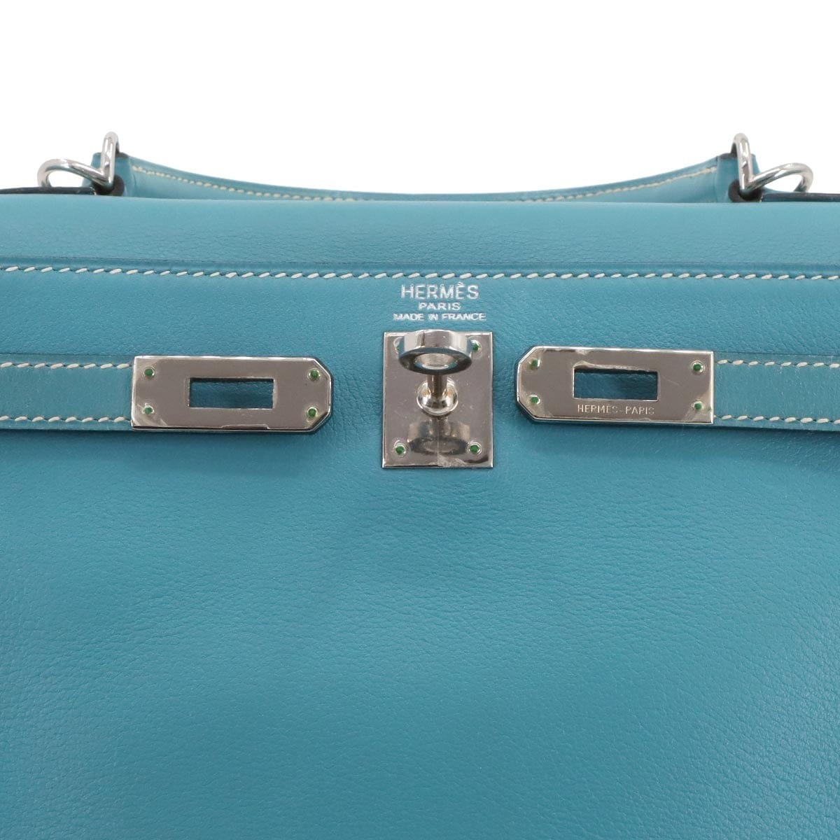 Luxury Promise Japan HERMES Kelly 25 Veau Gulliver Bleu Jean Hand Shoulder Bag 90302009