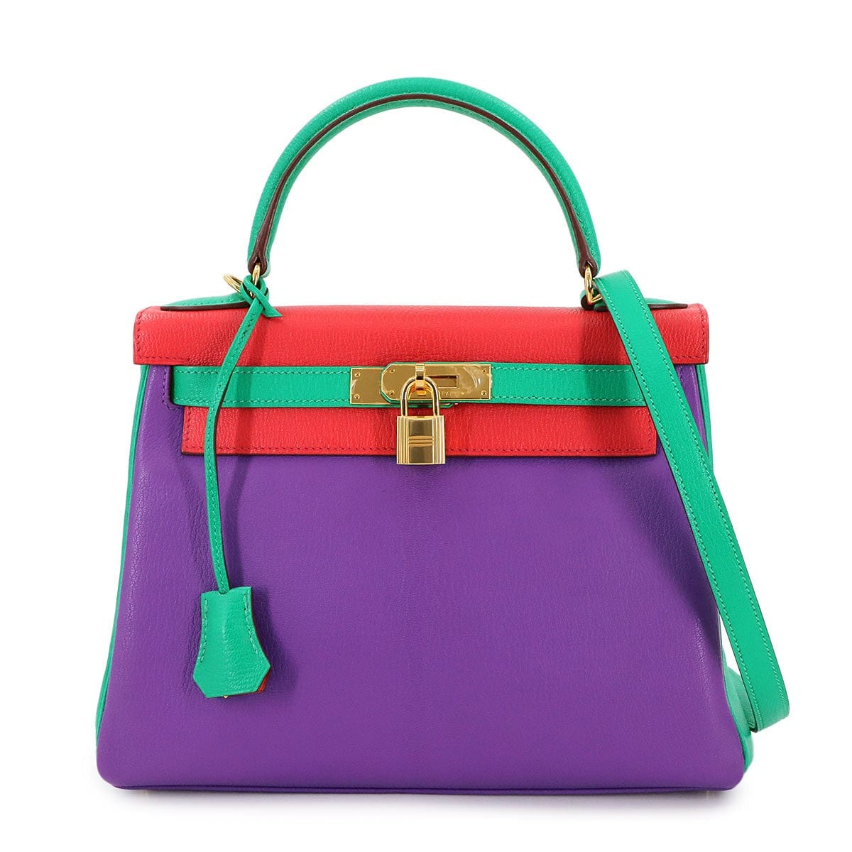 Luxury Promise Japan HERMES Kelly 28 Personal SPO Chevre Parme Menthe Bougainvillier 90290900