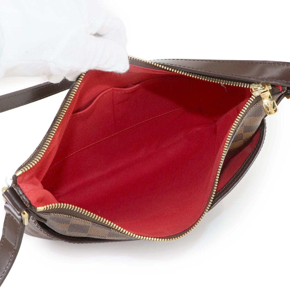 Luxury Promise Japan LOUIS VUITTON Damier Bloomsbury PM Shoulder Bag Ebene N42251 Purse 90292516