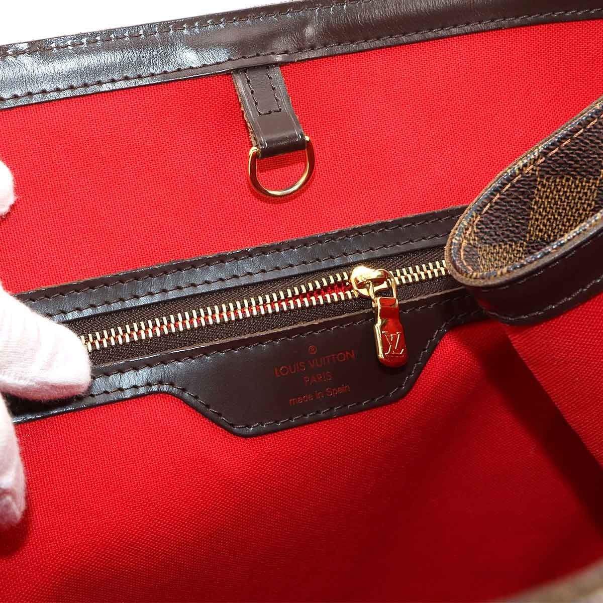 Luxury Promise Japan LOUIS VUITTON Damier Cabas Rivington Tote Bag Brown M41108 Purse 90290820