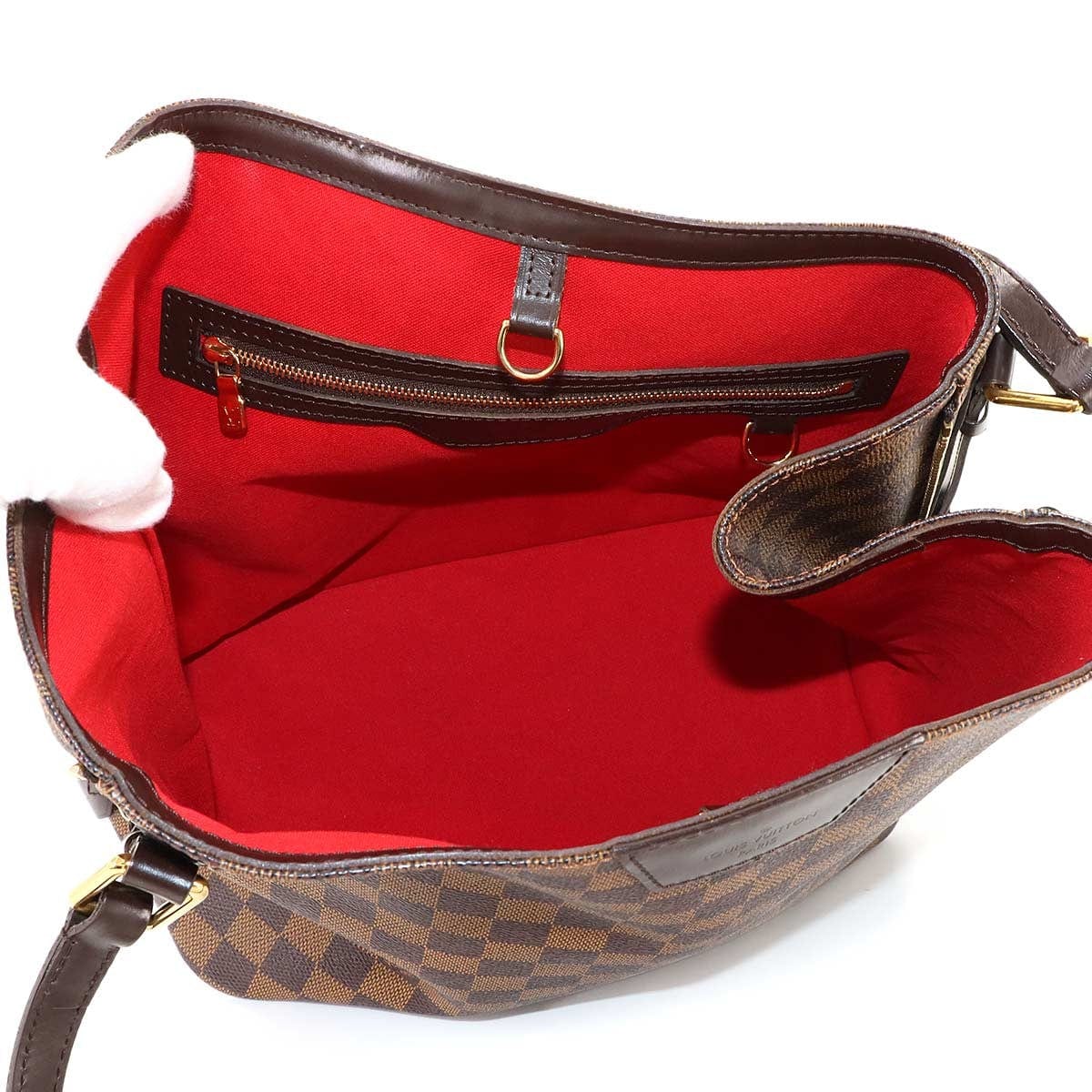 Luxury Promise Japan LOUIS VUITTON Damier Cabas Rivington Tote Bag Brown M41108 Purse 90290820