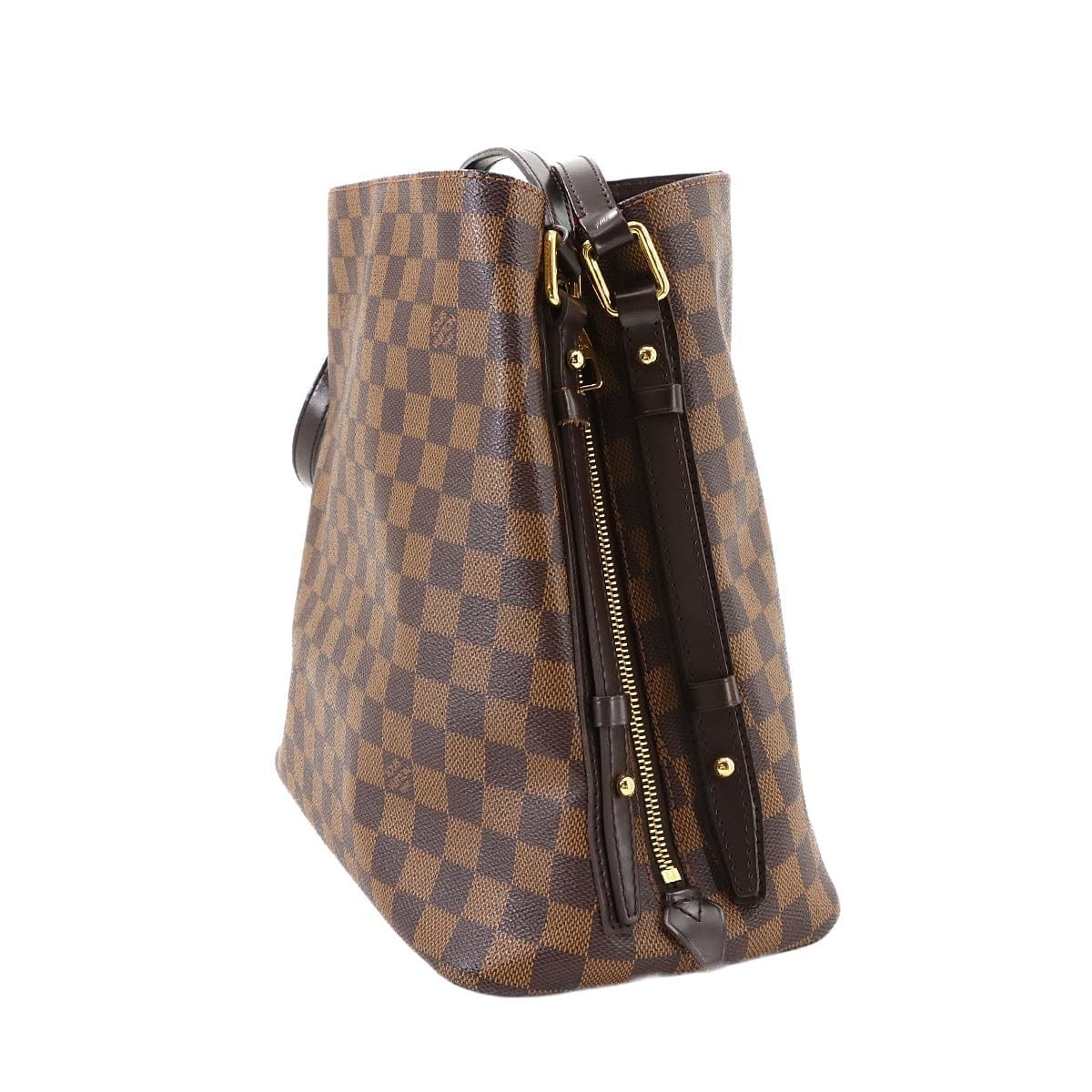 Luxury Promise Japan LOUIS VUITTON Damier Cabas Rivington Tote Bag Brown M41108 Purse 90290820