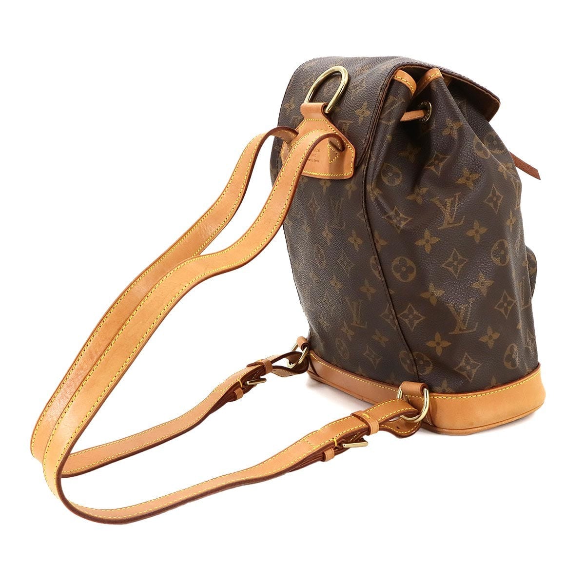 Luxury Promise Japan LOUIS VUITTON Monogram Montsouris MM Backpack Brown M51136 Purse 90280750