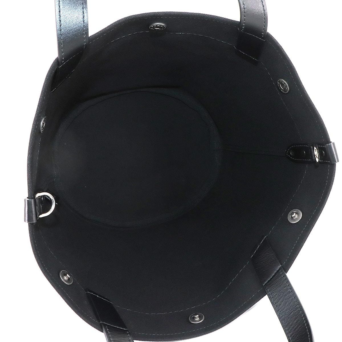 Luxury Promise Japan PRADA Small 2way Tote Shoulder Bag Denim Leather Blue Black 1BG244 90289015