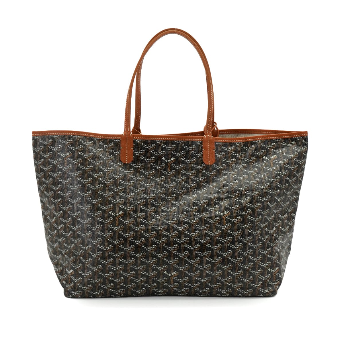 Luxury Promise Japan GOYARD SAINT LOUIS PM TOTE BAG BROWN GOYARDINE CANVAS 90344580