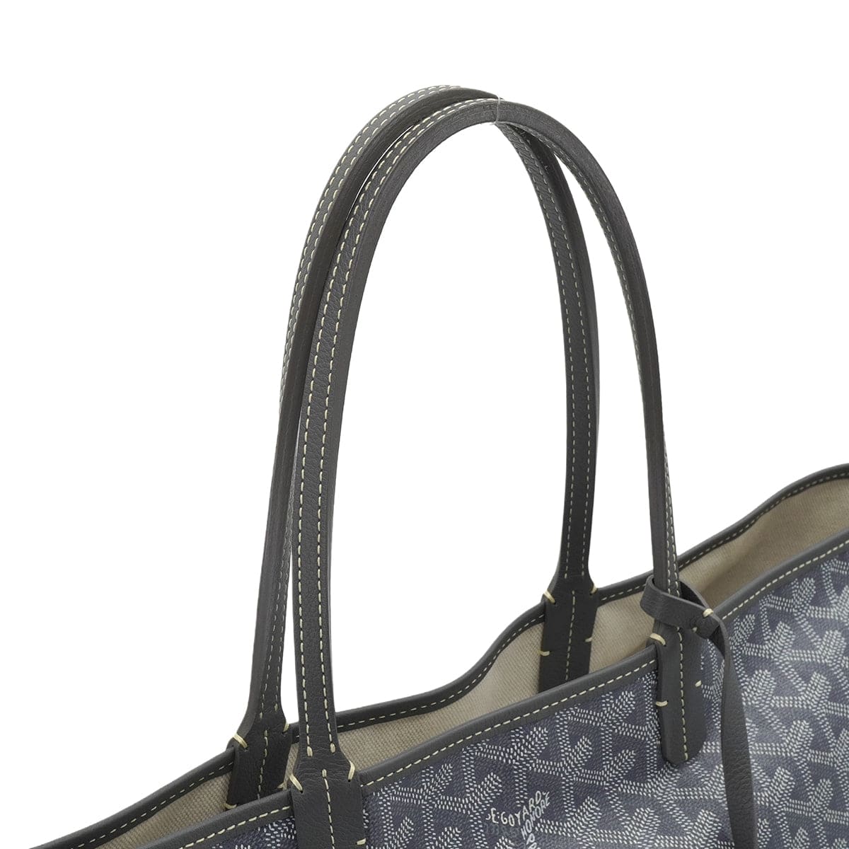 Luxury Promise Japan GOYARD SAINT LOUIS PM TOTE BAG GRAY GOYARDINE CANVAS 90344104