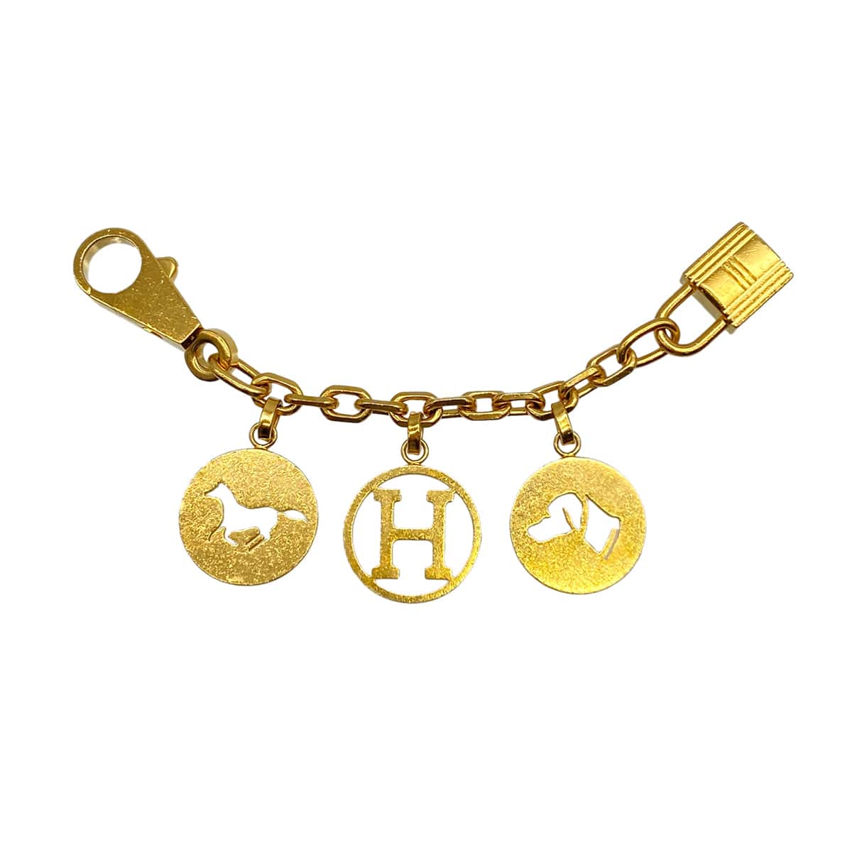 Luxury Promise Japan HERMES BAG CHARM AMULET 4 GOLD ACCESSORY 90327198