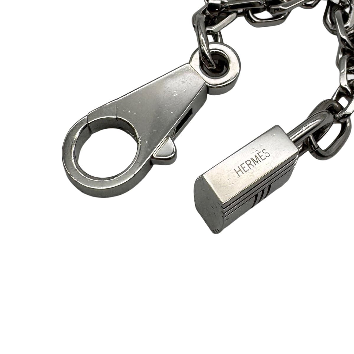 Luxury Promise Japan HERMES BAG CHARM AMULET 4 SILVER ACCESSORY 90313873