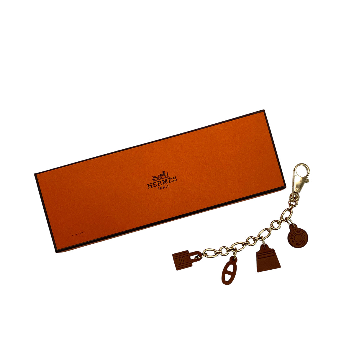 Luxury Promise Japan HERMES BAG CHARM AMULETTES 5 FAUVE VEAU BARENIA ACCESSORY 90295731