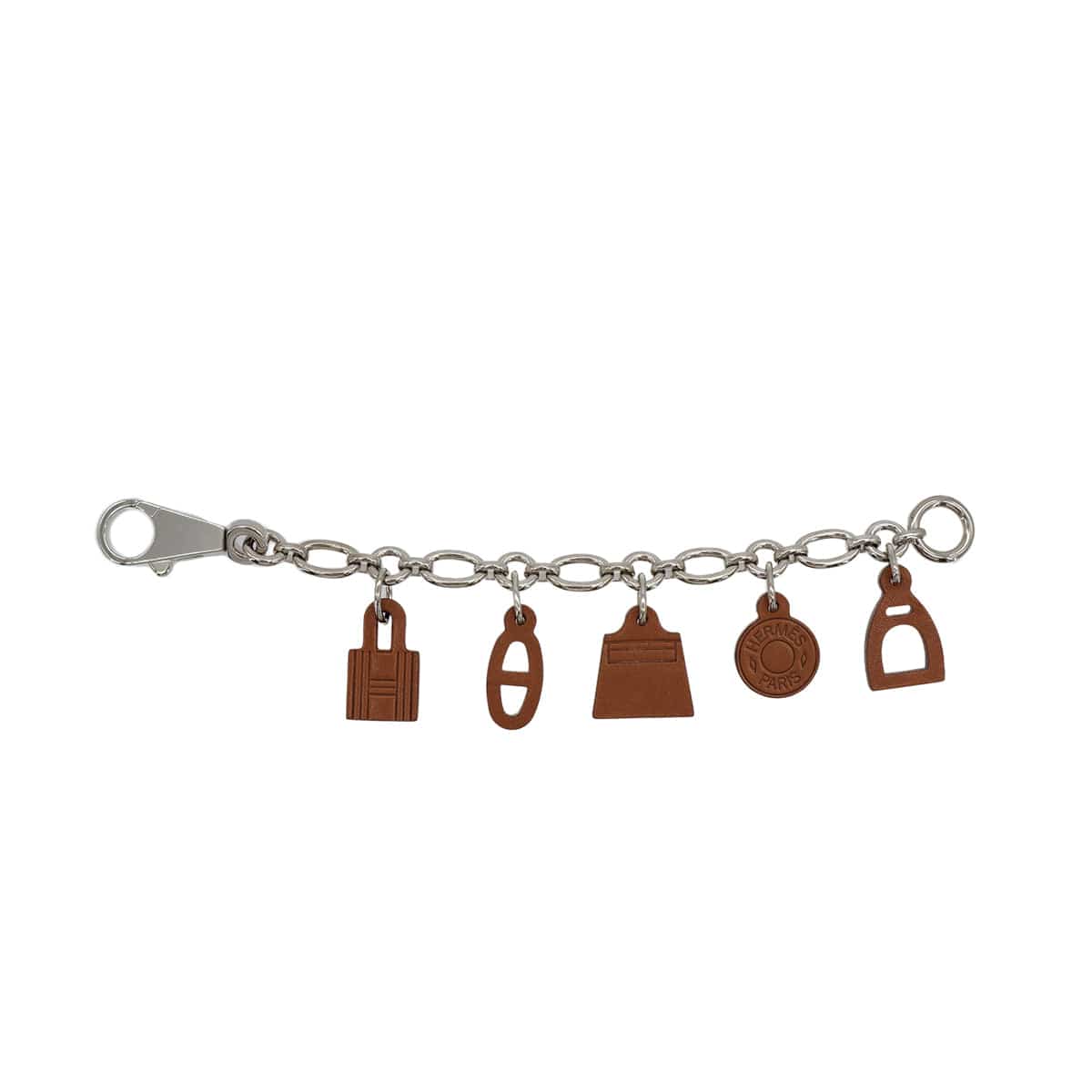 Luxury Promise Japan HERMES BAG CHARM AMULETTES 5 FAUVE VEAU BARENIA PALLADIUM HARDWARE 90313419