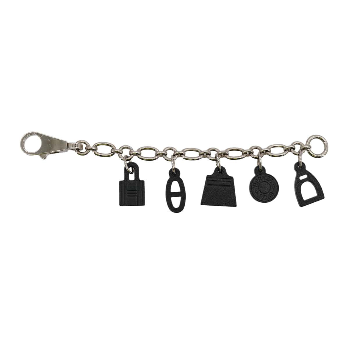 Luxury Promise Japan HERMES BAG CHARM AMULETTES5 BLACK VEAU BARENIA 90313835
