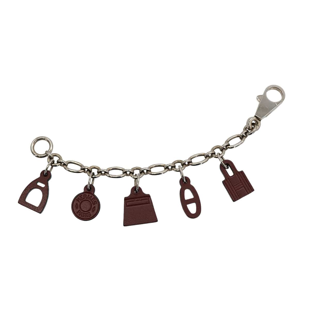 Luxury Promise Japan HERMES BAG CHARM AMULETTES5 ROUGE H VEAU BARENIA 90306860