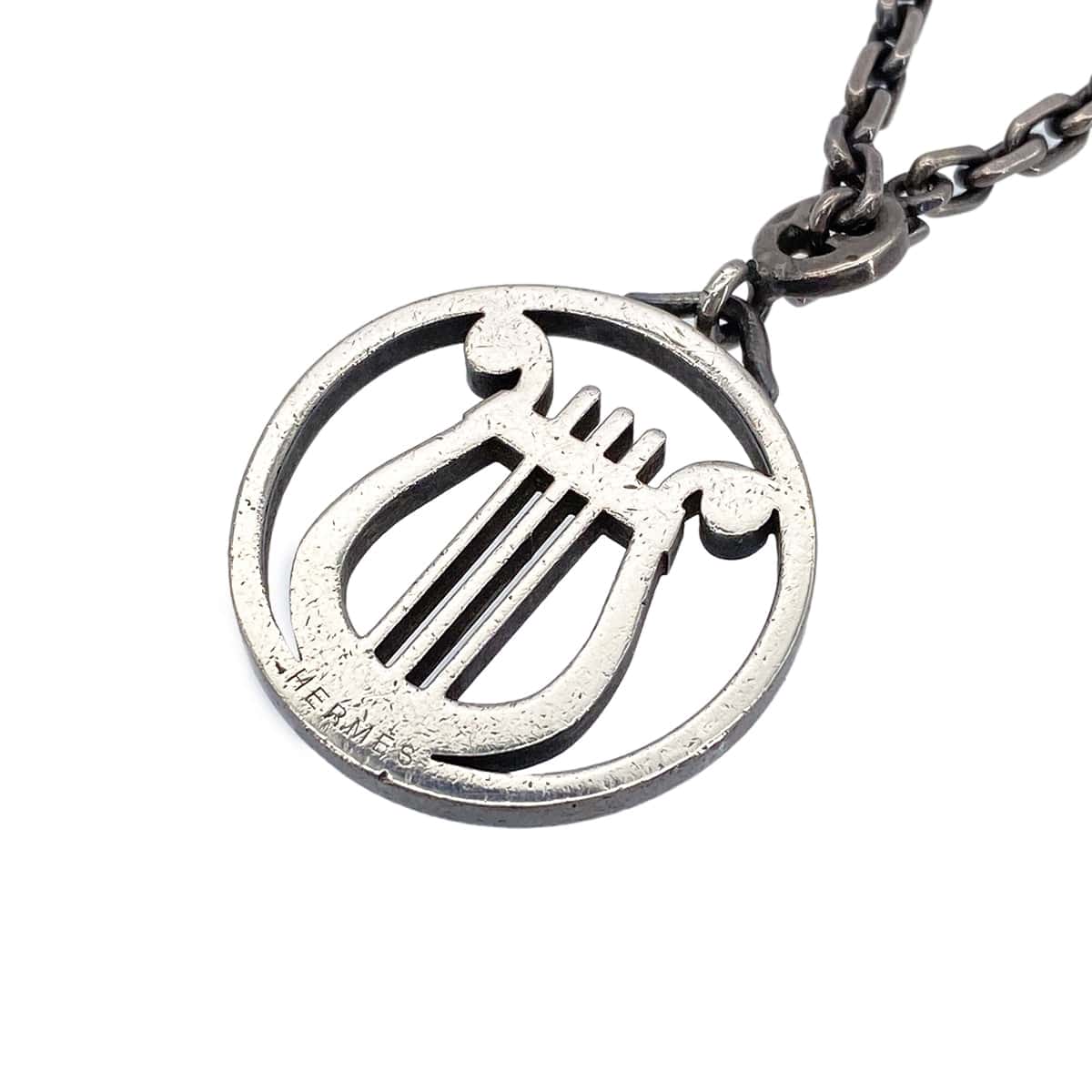 Luxury Promise Japan HERMES BAG CHARM HARP MOTIF SILVER ACCESSORY 90276653