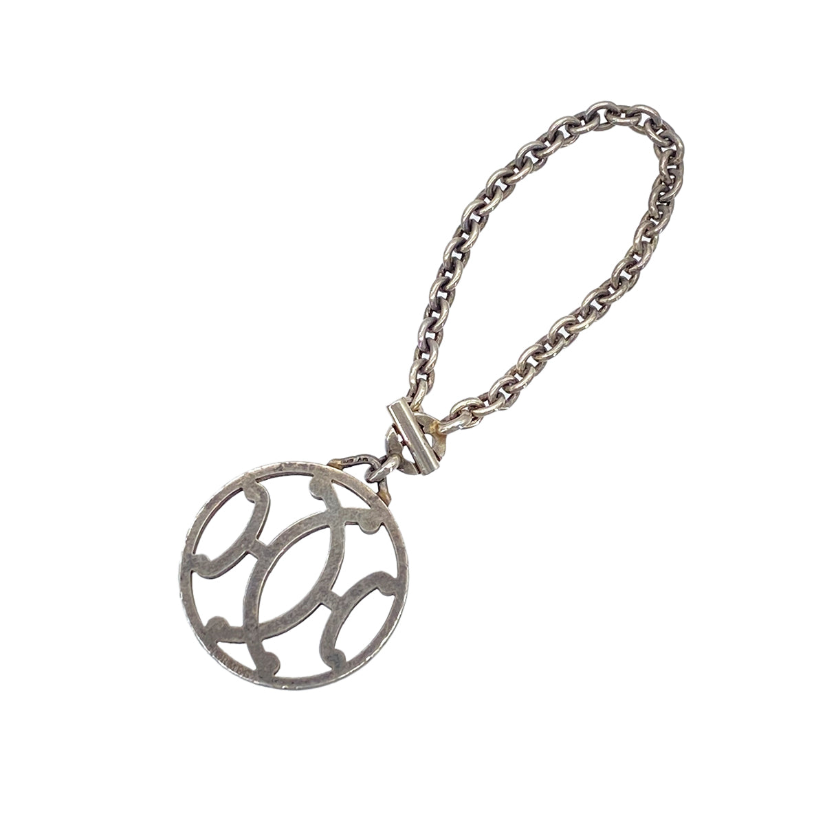 Luxury Promise Japan HERMES BAG CHARM LOGO MOTIF ACCESSORY SILVER 90276696