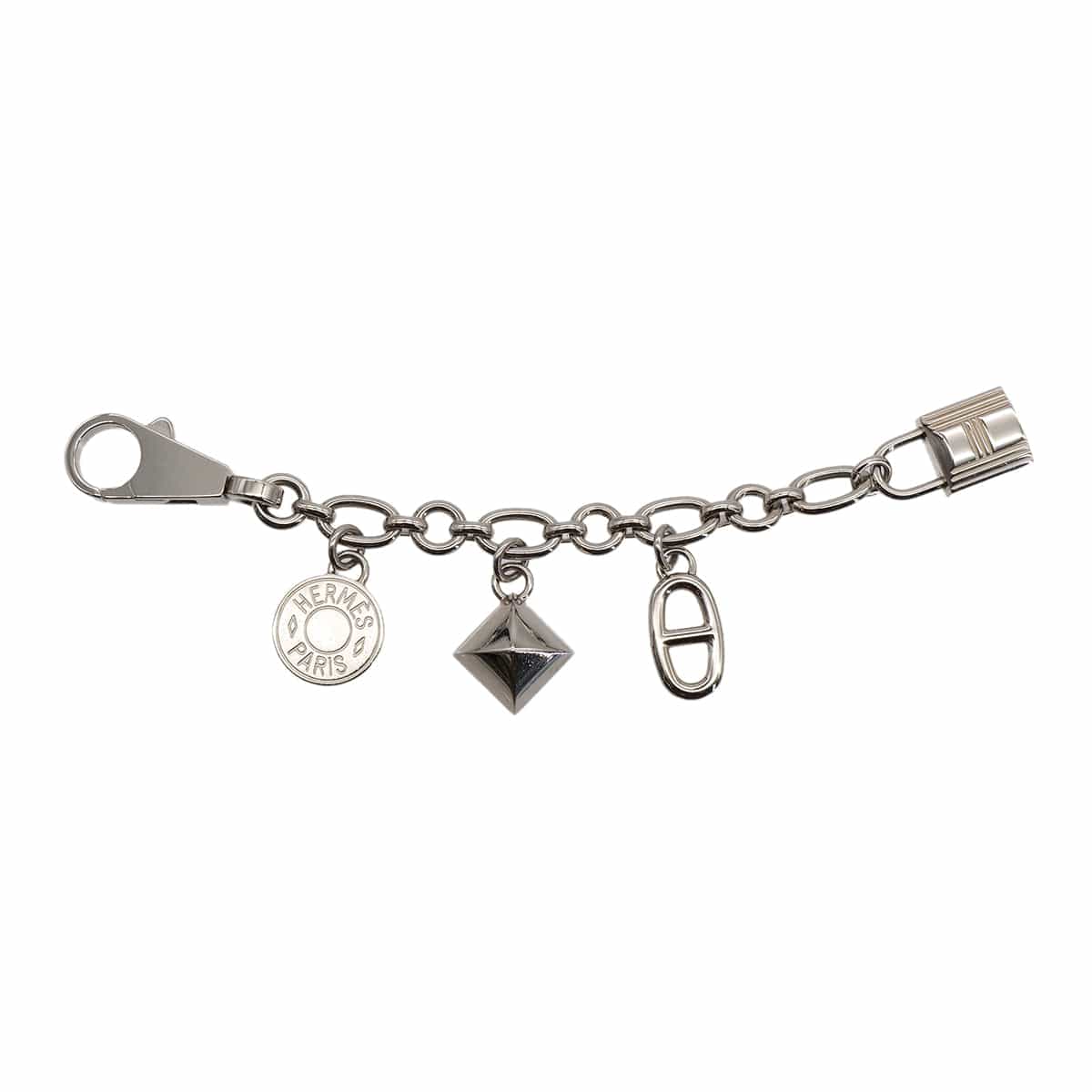 Luxury Promise Japan HERMES BAG CHARM OLGA AMULET 4 ACCESSORY SILVER 90313359