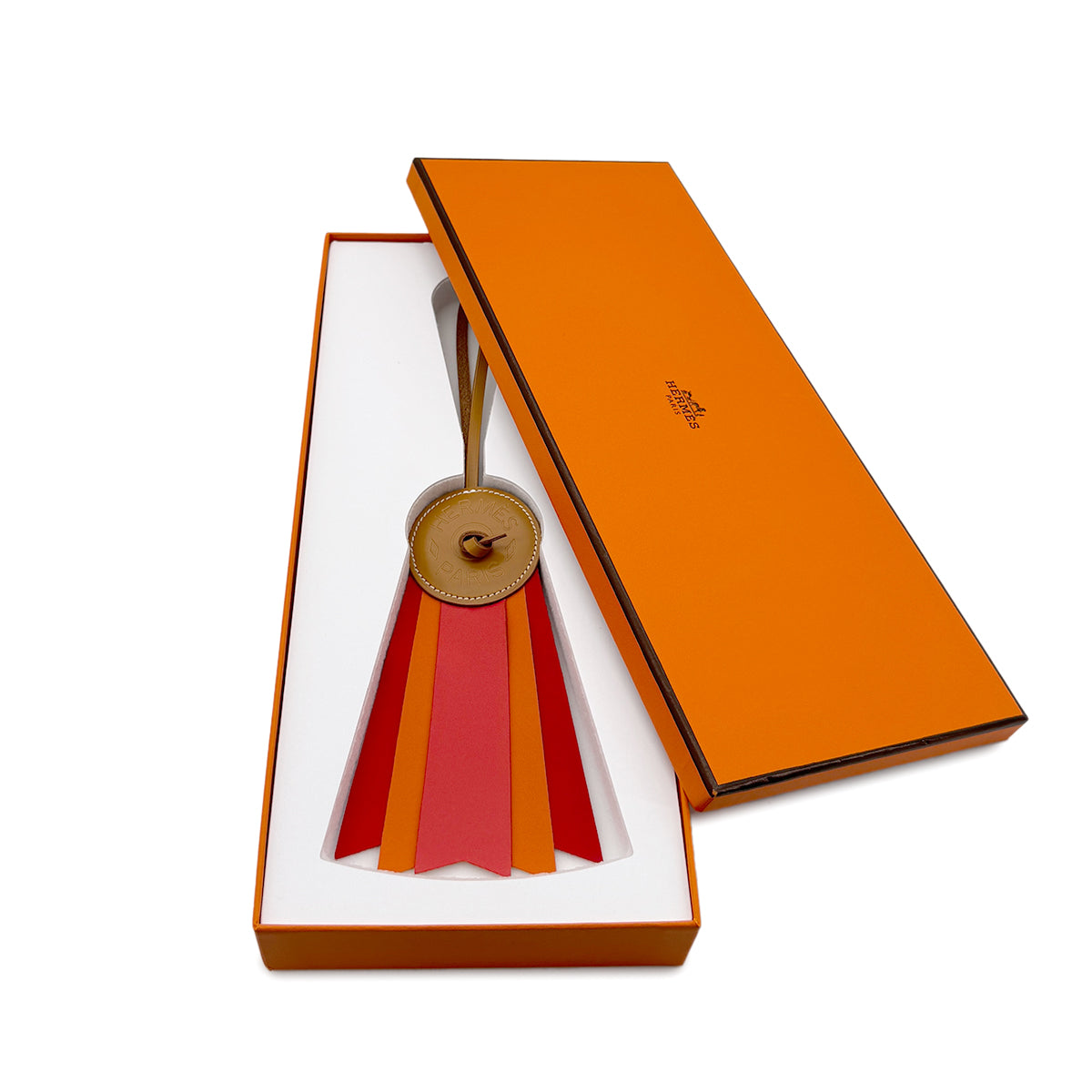 Luxury Promise Japan HERMES BAG CHARM PADDOCK FLOT NATUREL SABLE ROSE JAIPUR FEU VACHE HUNTE AGNEAU MILO 90282075