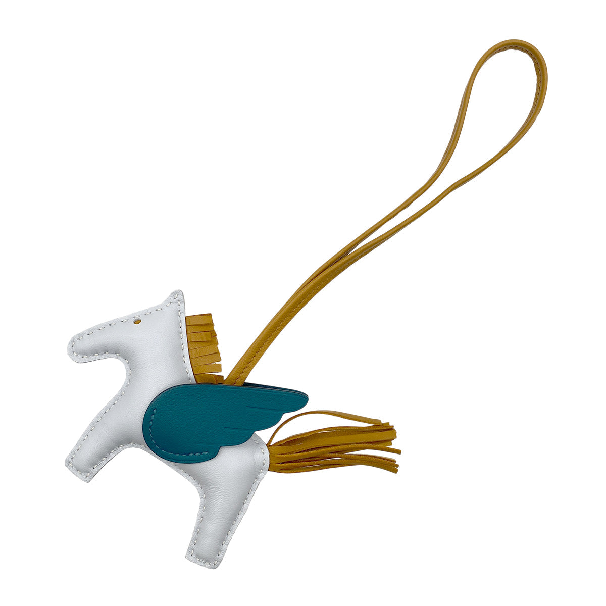 Luxury Promise Japan HERMES BAG CHARM RODEO PEGASUS PM BLUE BRUME SESAMI VERT BOSPHORE AGNEAU MILO Z 90274867
