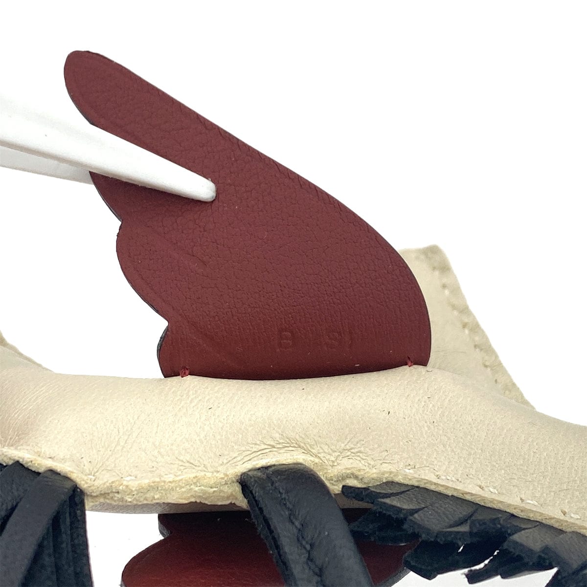 Luxury Promise Japan HERMES BAG CHARM RODEO PEGASUS PM CRAIE NOIR ROUGE H AGNEAU MILO 2023 B STAMP 90321175