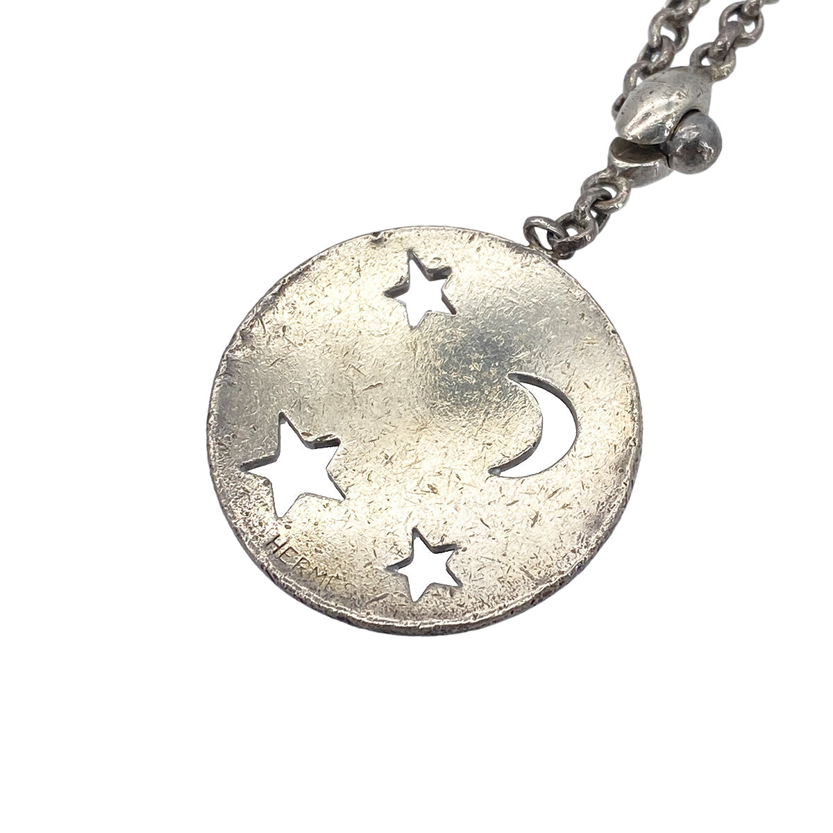 Luxury Promise Japan HERMES BAG CHARM STAR MOON SILVER ACCESSORY 90276726