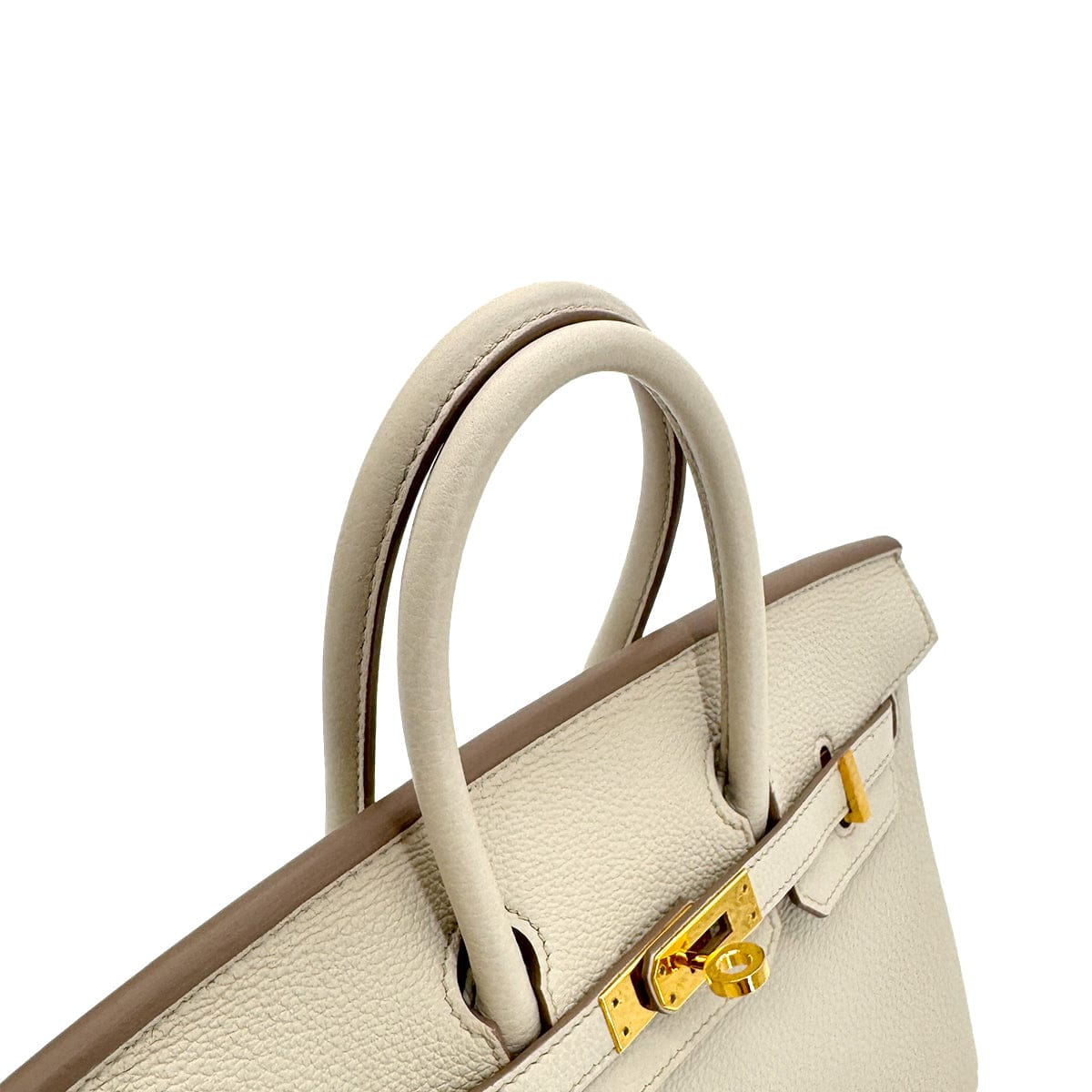 Luxury Promise Japan HERMES BIRKIN 25 BETON TOGO HAND BAG U GHW 90300556