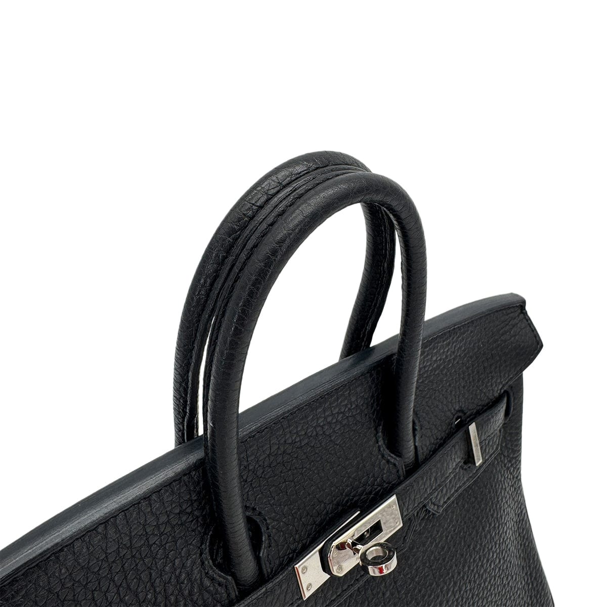 Luxury Promise Japan HERMES BIRKIN 25 BLACK TAURILLON CLEMENCE HAND BAG 2010 SQUARE N PALLADIUM HARDWARE 90312935