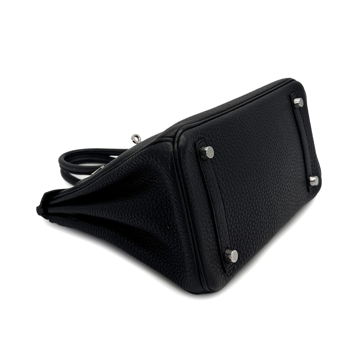 Luxury Promise Japan HERMES BIRKIN 25 BLACK TAURILLON CLEMENCE HAND BAG 2010 SQUARE N PALLADIUM HARDWARE 90312935