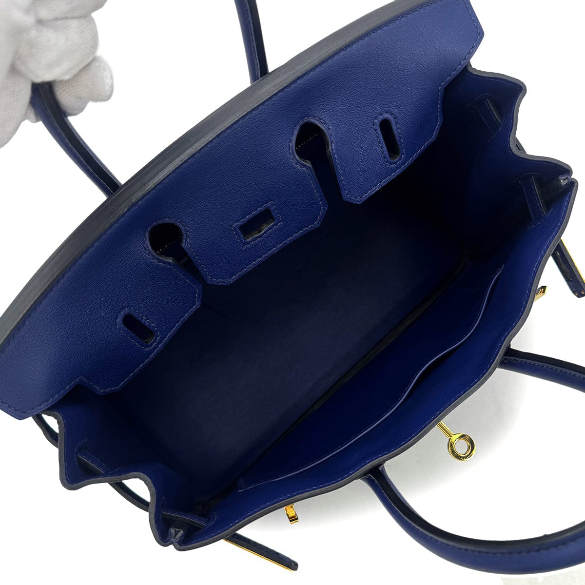 Luxury Promise Japan HERMES BIRKIN 25 BLUE SAPHIR SWIFT HAND BAG X GHW 90300851