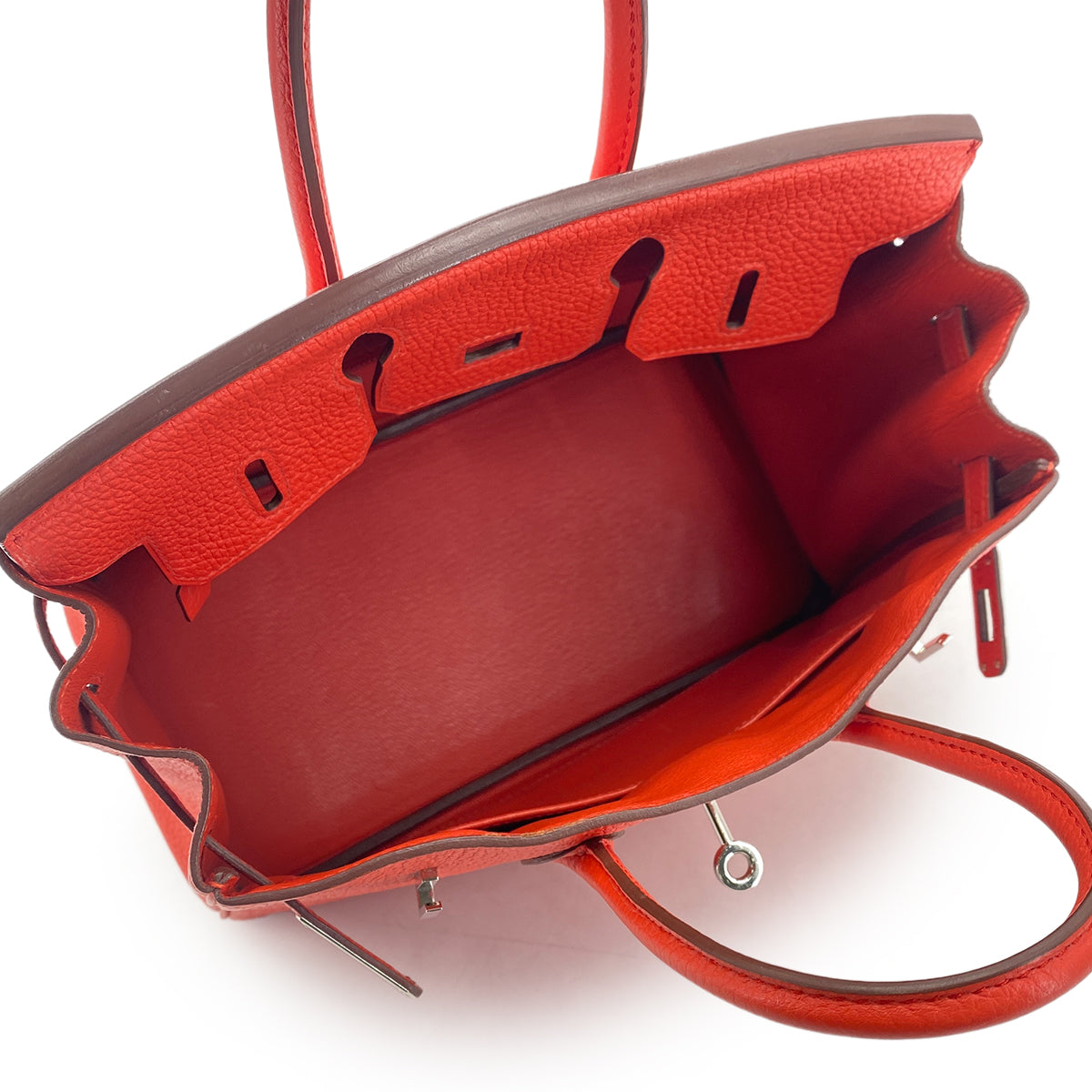 Luxury Promise Japan HERMES BIRKIN 25 CAPUCINE TOGO HAND BAG □Q SHW 90301716