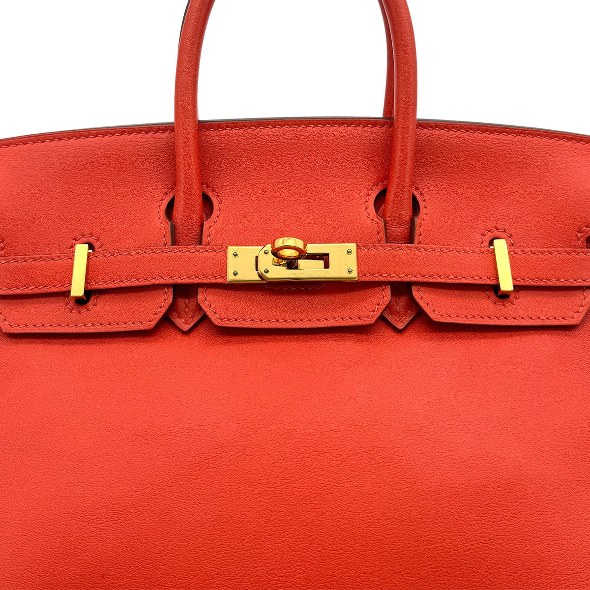 Luxury Promise Japan HERMES BIRKIN 25 CAPUCINE VEAU SWIFT HAND BAG X GOLD HARDWARE 90308208