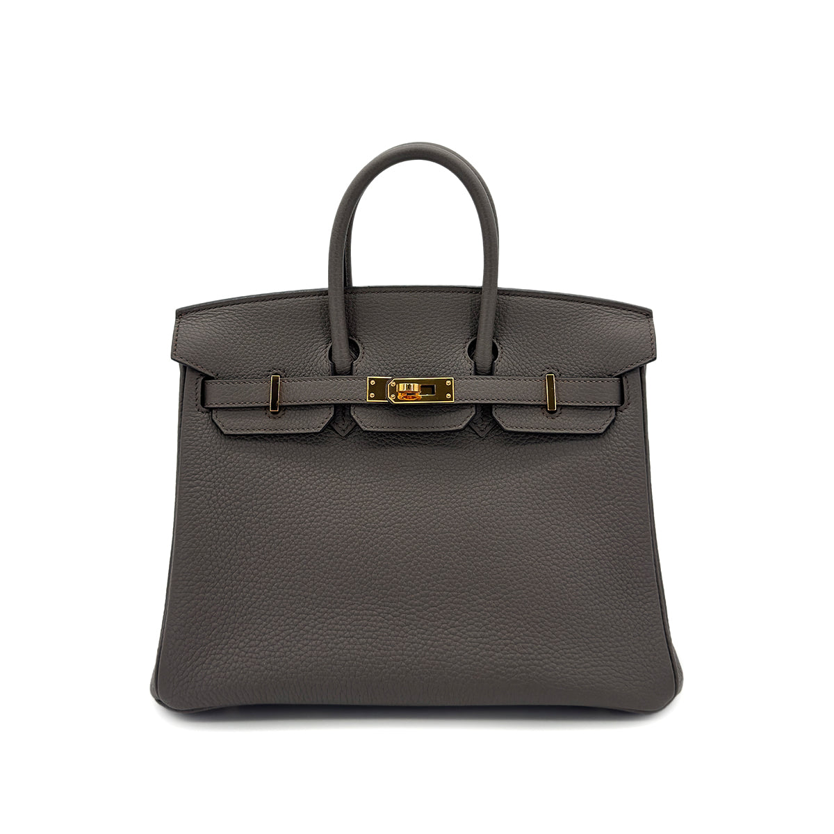Luxury Promise Japan HERMES BIRKIN 25 ETAIN TOGO HAND BAG C GHW 90298152