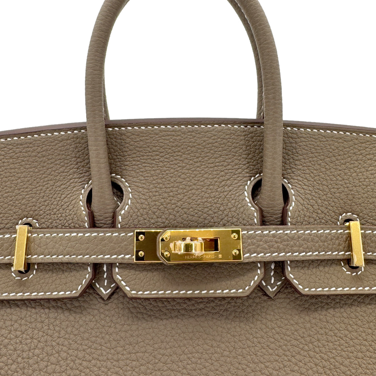 Luxury Promise Japan HERMES BIRKIN 25 ETOUPE TOGO HAND BAG W GHW 90268072