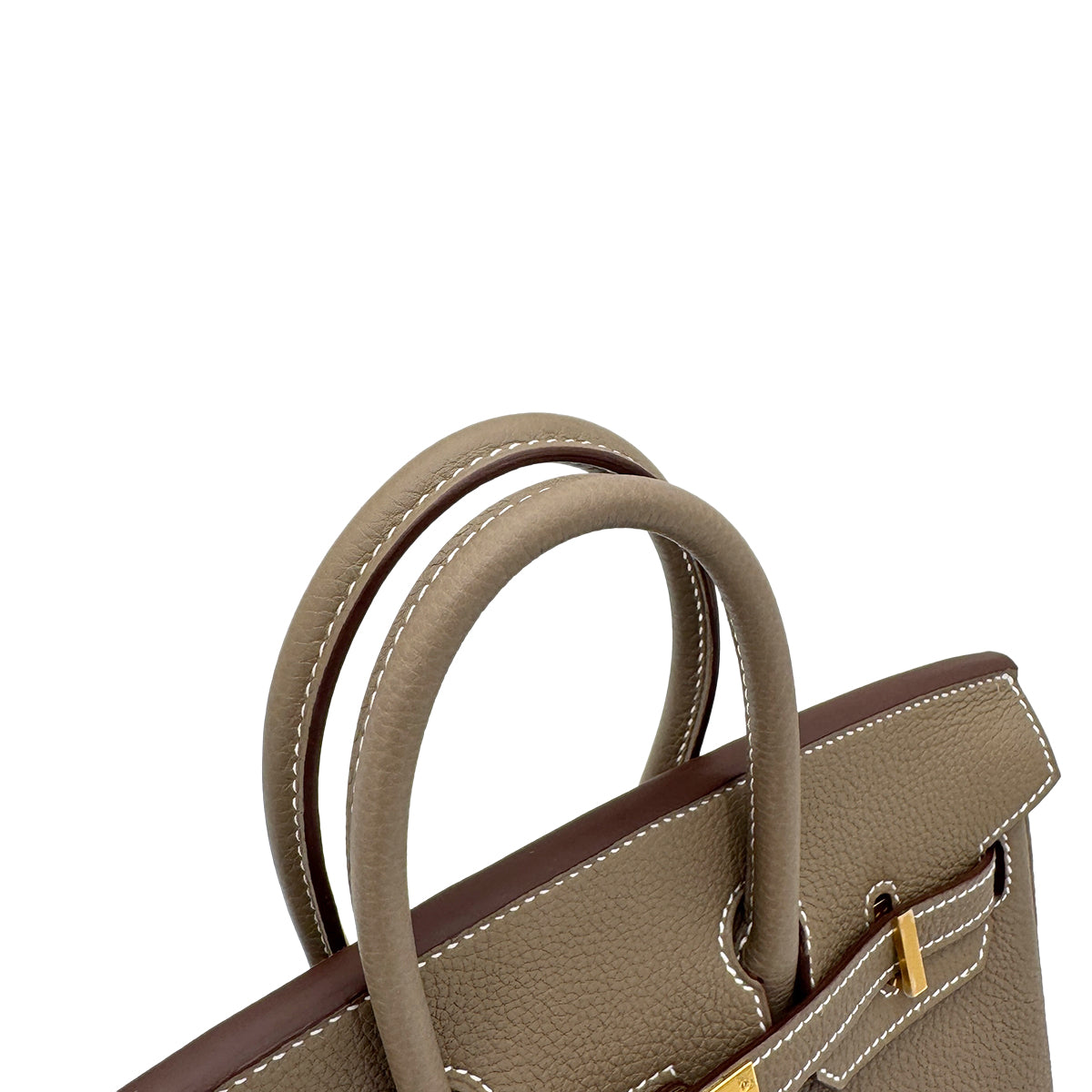 Luxury Promise Japan HERMES BIRKIN 25 ETOUPE TOGO HAND BAG W GHW 90268072