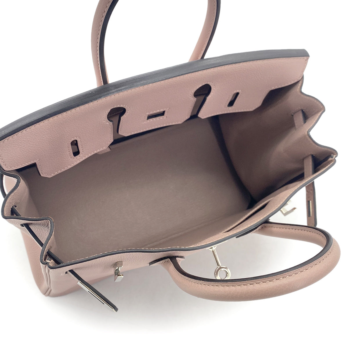 Luxury Promise Japan HERMES BIRKIN 25 GLYCINE EVERCOLOR HAND BAG T SHW 90301660