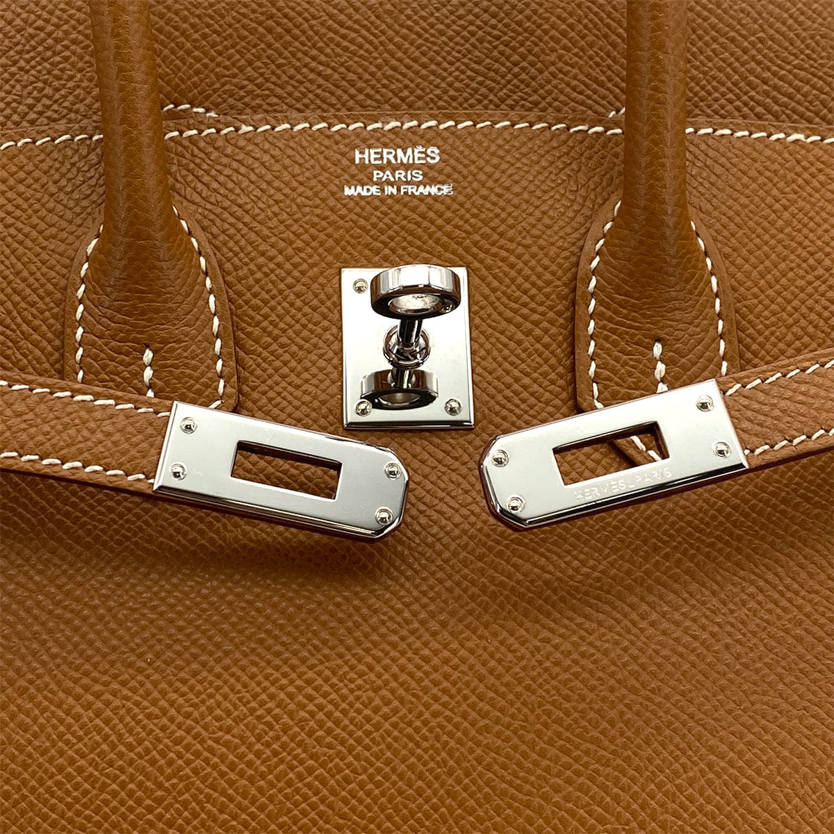 Luxury Promise Japan HERMES BIRKIN 25 GOLD EPSOM HAND BAG 2010 SQUARE N PALLADIUM HARDWARE 90312525