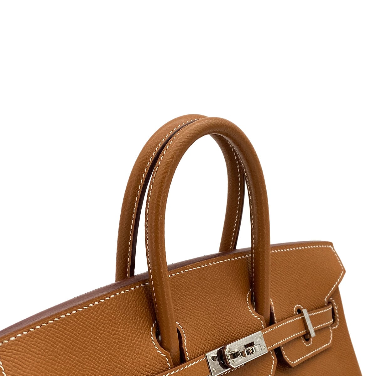 Luxury Promise Japan HERMES BIRKIN 25 GOLD EPSOM HAND BAG 2010 SQUARE N PALLADIUM HARDWARE 90312525