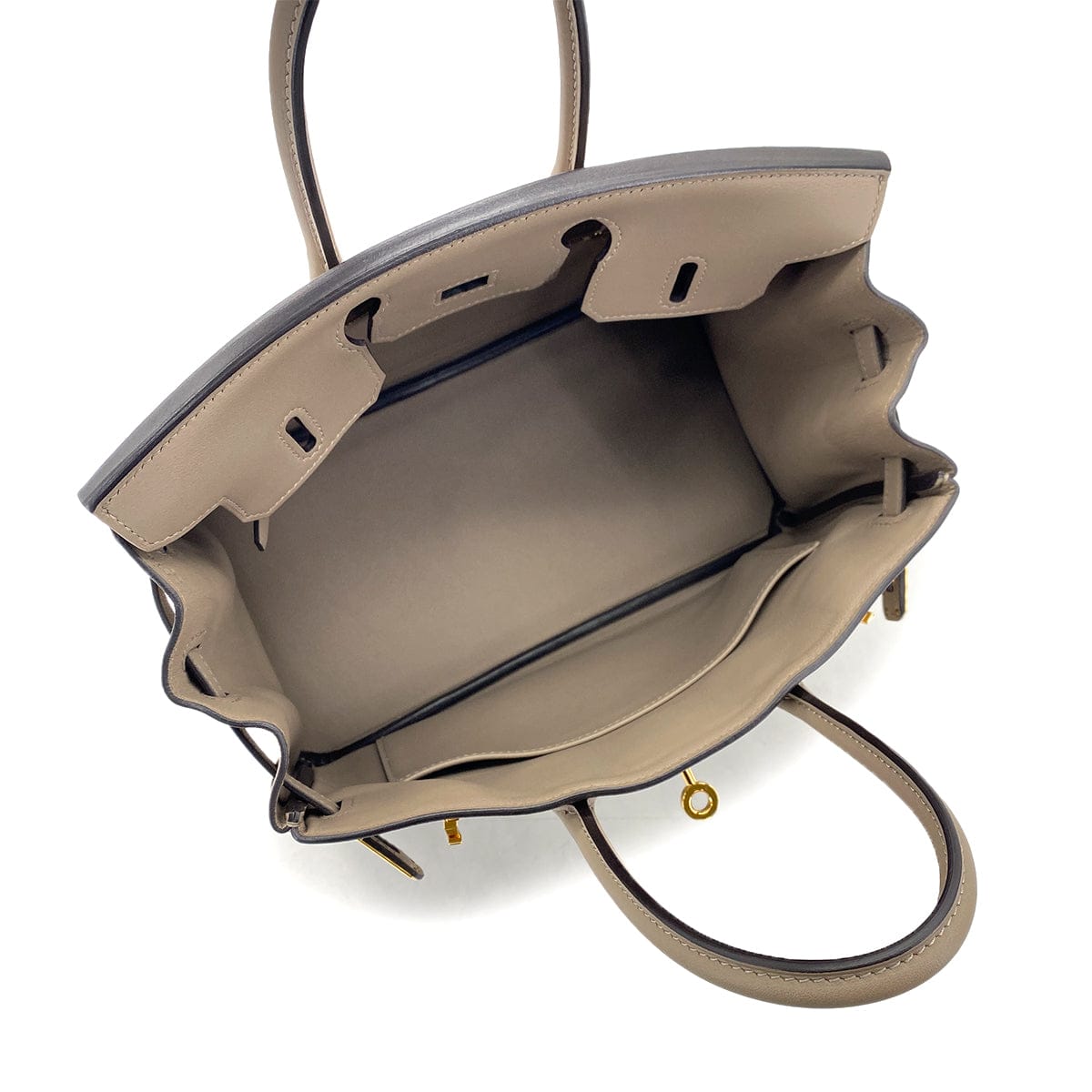 Luxury Promise Japan HERMES BIRKIN 25 GRIS ASPHALTE SWIFT HAND BAG A GHW 90301730