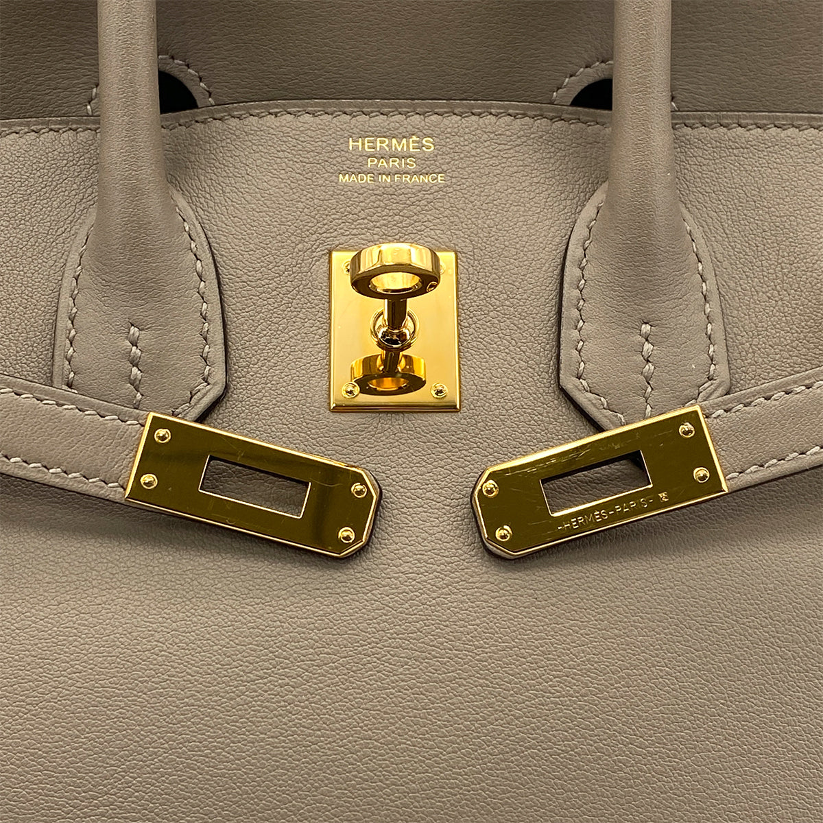 Luxury Promise Japan HERMES BIRKIN 25 GRIS ASPHALTE SWIFT HAND BAG A GHW 90301730