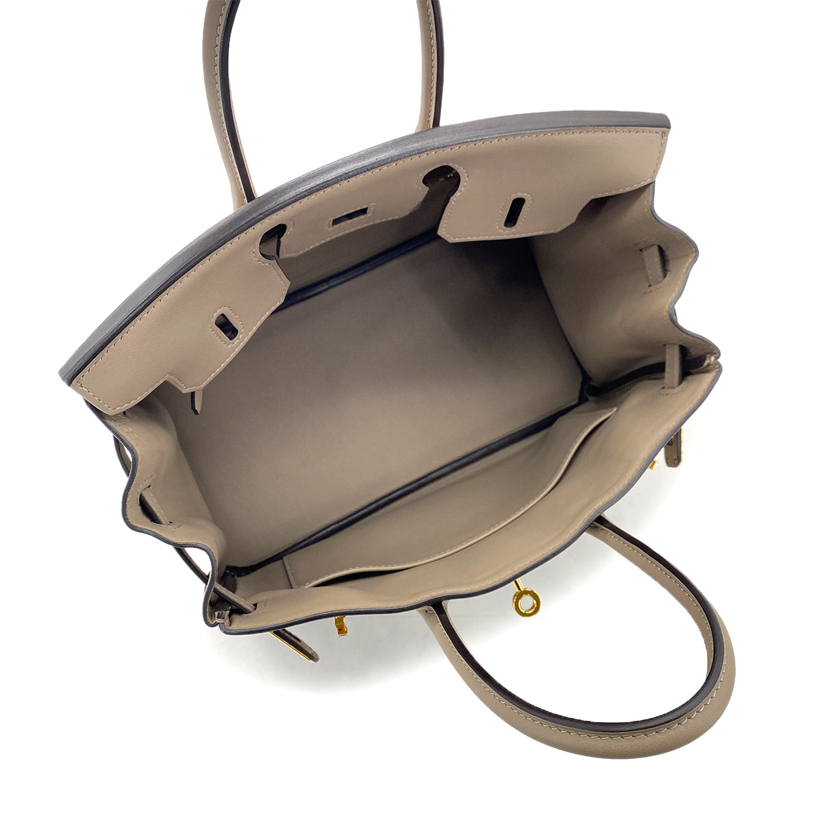 Luxury Promise Japan HERMES BIRKIN 25 GRIS ASPHALTE SWIFT HAND BAG A GHW 90301730