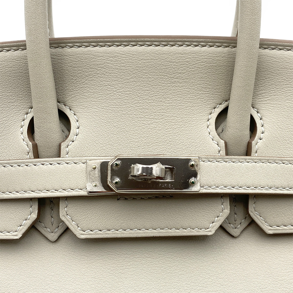 Luxury Promise Japan HERMES BIRKIN 25 GRIS PERLE SWIFT HAND BAG A SHW 90264791