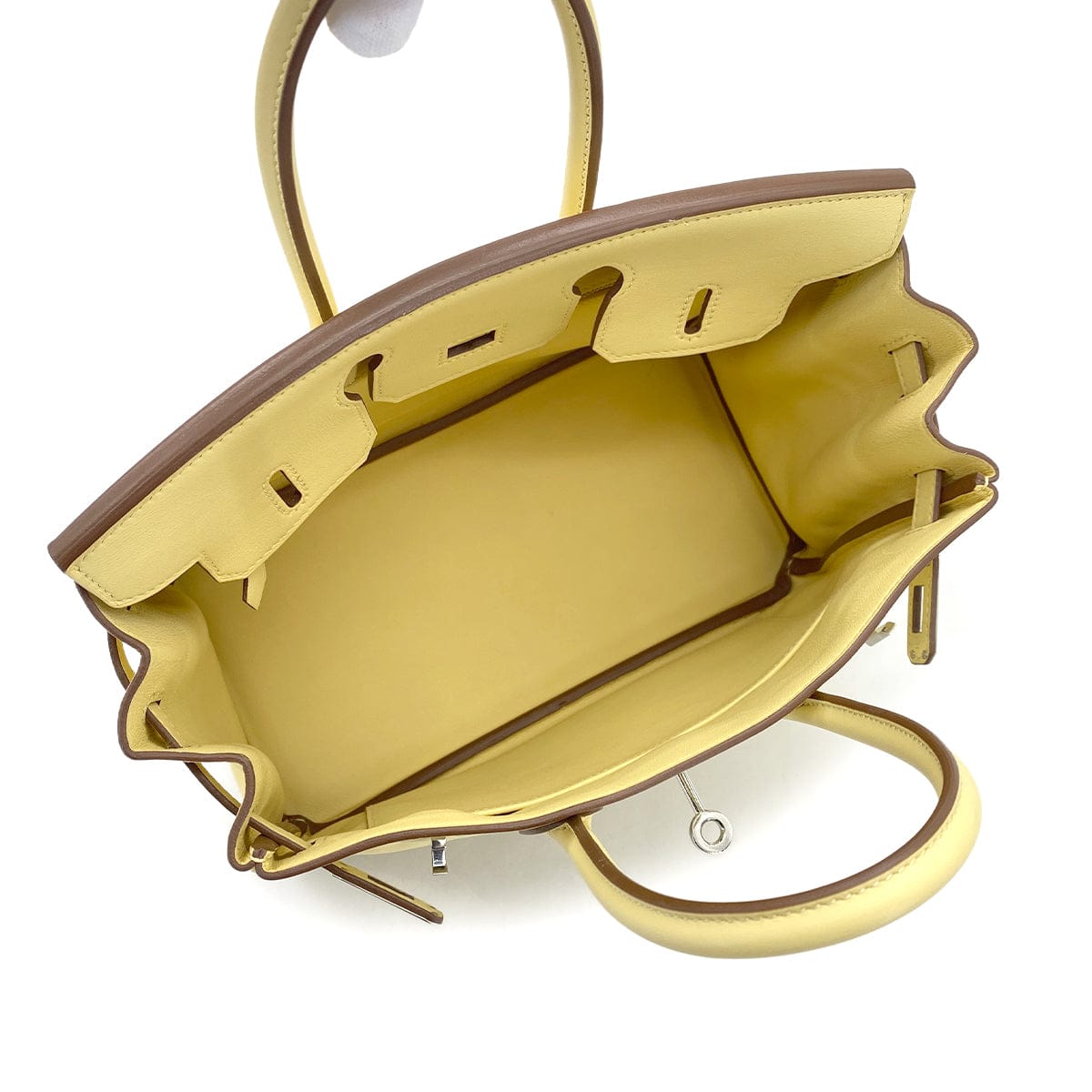Luxury Promise Japan HERMES BIRKIN 25 JAUNE POUSSIN SWIFT HAND BAG 2015 T STAMP PALLADIUM HARDWARE 90322850