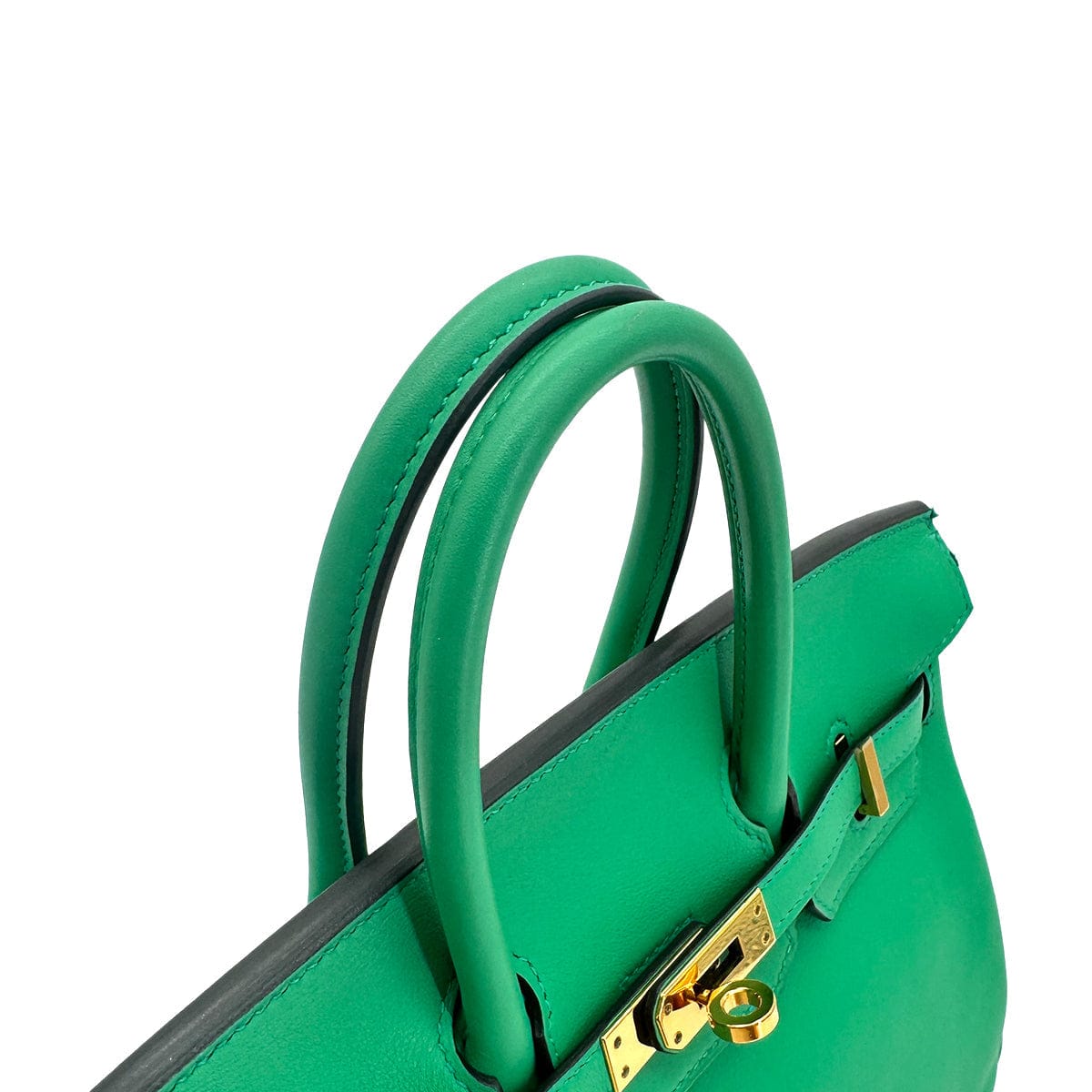 Luxury Promise Japan HERMES BIRKIN 25 MINT SWIFT HAND BAG U GHW 90300007