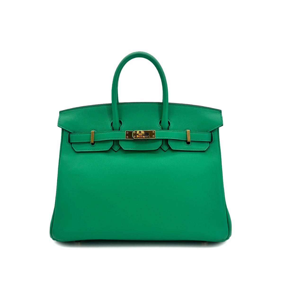 Luxury Promise Japan HERMES BIRKIN 25 MINT SWIFT HAND BAG U GHW 90300007