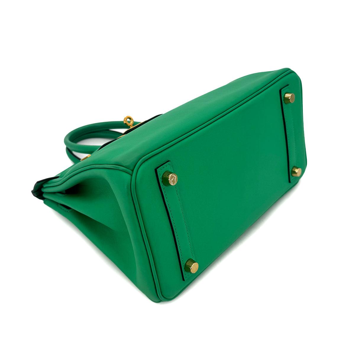 Luxury Promise Japan HERMES BIRKIN 25 MINT SWIFT HAND BAG U GHW 90300007